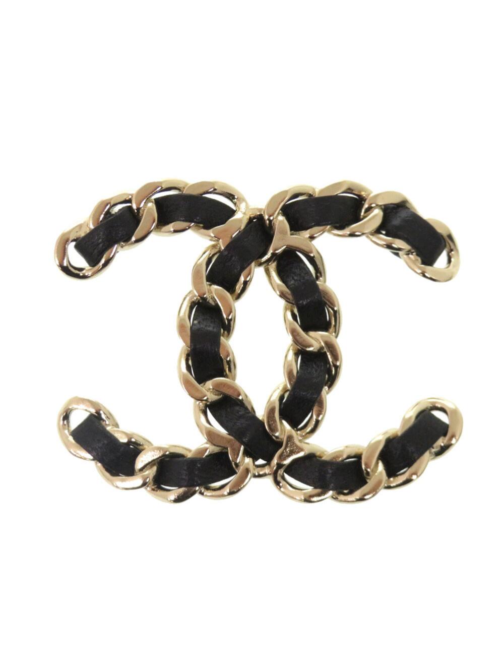 Chanel Cc Logo Brooch Metal #351501C10B